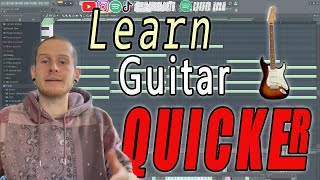 Learn guitar QUICKER using MIDI