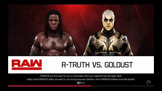 WWE 2K19 R-Truth(CPU) vs. Goldust(CPU)