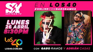 Forest Fish y DJ Perro en #ONLINEconGaboRamos​​​ en LOS40