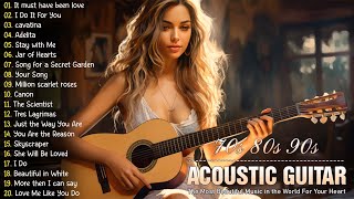 ROMANTIC GUITAR: 100 Most Beautiful Love Songs of All Time ~ Best Relaxing Guitar Music