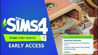 Early ACCESS Look AT The SIMS 4 Home Chef Hustle 🍕💸