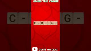 Guess The Veggie Without Vowels #guessveggie #brainteaser #planetquiz