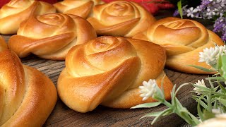 Das Rezept gehört meiner Urgroßmutter! Die ganze Familie liebt dieses Rosenbrötchen Rezept!