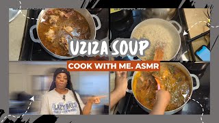 🇨🇦  Cook Okazi Soup with me Using Cocoyam Powder in Canada 🇨🇦 + Weird Oatmeal Swallow Mixture