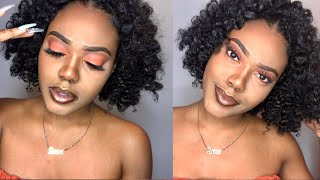 Easy Orange Makeup Look