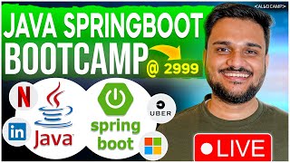 Launching *Live* Java SpringBoot BootCamp | SpringBoot for Beginners 🚀😎