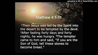 The Temptation Of Jesus by Satan the Devil Matthew 4 Luke 4