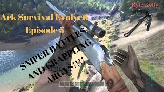 SNIPER BATTLES AND GRAPPLING ARGYS!! - Ark Survival Evolved Xbox Episode 5x