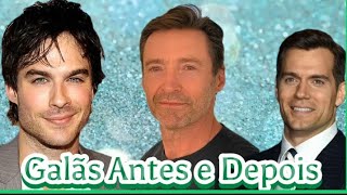 Galãs Antes e Depois.#famosos #galãs #antesedepois