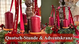 🎅🏼 ADVENTSKRANZ DEKORIEREN & KLEINER CHIT CHAT | COWGIRL SARAH 🤠