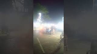 SUASANA MALAM LAGI NONGKRONG PINGGIR JALAN DI KOTA