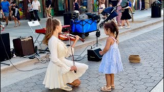 4 year old girl joins me | Adventure Of A Lifetime - Coldplay | Karolina Protsenko - Violin Cover