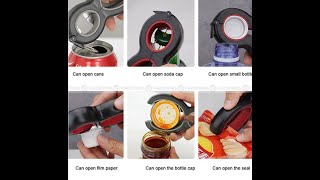 Can Opener Bottle Opener 6-in-1