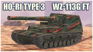 WZ-113G FT & Ho-Ri Type III • WoT Blitz Gameplay