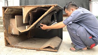 Restoration 1200-W active studio subwoofer // Long abandoned subwoofer restore