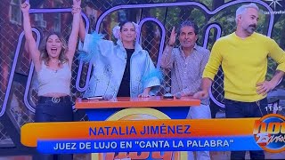 Natalia Jimenez | En el Programa HOY presentando CREO EN MI y cantando con conductores