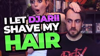 DJARII CUT MY HAIR FOR THE FIRST TIME EVER...