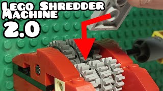 Lego SHREDDER MACHINE 2.0 vs Lego