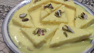 Homemade Dessert in 10 Minutes | Only milk and bread easy dessert | Eid Special | Khana Aur Sajana