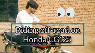 Honda CG125 Off-road 😂 | Suspension Test 👀 | Fun morning vlog ✨