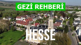 Hessen, Almanya | Frankfurt Şehri, Wiesbaden, Kassel, Darmstadt | Dron 4k videosu | Hesse ne görmek