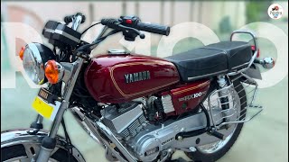 Yamaha Rx100 Wine Red Glassy Finish Modified  • PaintingFromCm.