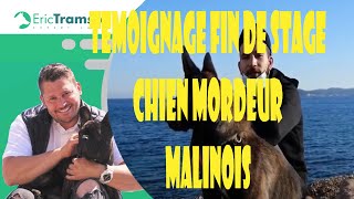 TEMOIGNAGES DE POLIN POUR SON CHIEN MALINOIS MORDEUR ET AGRESSIF