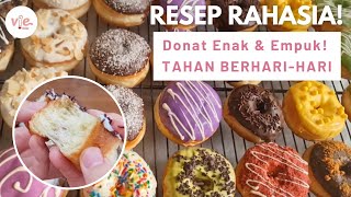 Resep Donat, Bongkar Habis "RAHASIA" Penjual Donat SUPER EMPUK Berhari Hari 100% Berhasil! Vierecipe