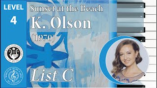 Sunset at the Beach, by K. Olson - RCM Repertoire Gr. 4, List C