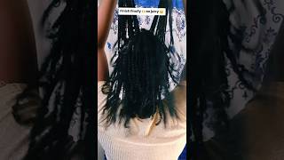 Watch me do Mini twists on my natural hair #naturalhair #type4hair #minitwists