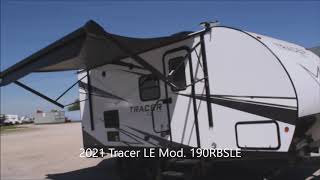 2021 Tracer LE Mod. 190RBSLE For Sale at Terry Frazer's RV Center