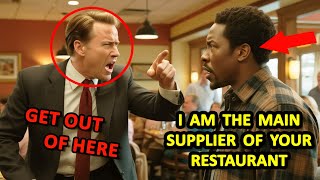 Restaurant Owner Insults Black Man Without Knowing He Is His Restaurant's Main Supplier Of All Food…