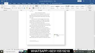 Word 2019 Module 2 SAM APA Project 1a | 2019 Module 2 SAM APA Project 1a | SAM_WD19_APA_2a