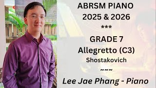 (C3) Allegretto (ABRSM Piano 2025 & 2026 Grade 7)