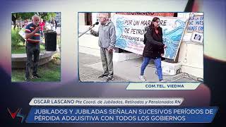 10 09 24 p2 OSCAR LASCANO Pte Coordinadora de Jubilados, Retirados y Pensionados RN JUBILAZO MIERCOL