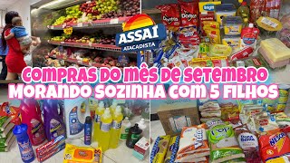 COMPRAS DO MÊS DE SETEMBRO 2024💸🛒|MUITAS OFERTAS|50 ANOS ASSAÍ ATACADISTA