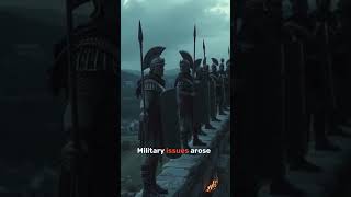 Why Did the Roman Empire Collapse? ⚔️ The Fall of One of History's Greatest Empires  #historyshorts