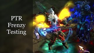 Barbarian Frenzy Horde Ninety Savages Review / Guide PTR Patch 2.6.8 (Season 20) Testing Diablo 3