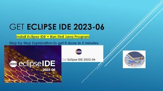 how to download eclipse for java in windows 11 | Get Eclipse IDE 2023‑06 | Setup & run java program