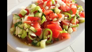 Çoban Salata Tarifi | Çoban Salatası Nasıl Yapılır - YEMEK SİTESİ