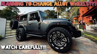 Alloy Wheels for Mahindra Thar 2023|Full details on what you should buy|20-22-24-26inches?