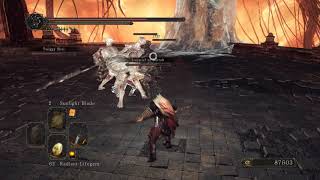 Dark Souls 2 SOTFS - The Burnt Ivory King - Boss Fight - Survive with 2 NPCs (NG+8)