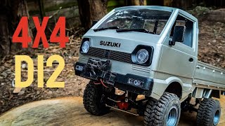 4x4 WPL D12! The D24??? Epic Suzuki carry 1/10 Trail truck!