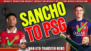 Breaking🚨 Sancho To PSG! Ugarte to Man United 🚨Jao Neves Hijack! Man United News