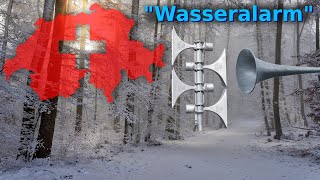 Sirenentest Schweiz 2021 | "Wasseralarm" | Nationaler Probealarm | Sirene PPSS-CH & PHPH