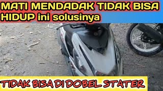 Mio M3 MATI mati tidak bisa hidup di dobel stater