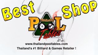 Thailand Pool Tables is Thailand's leading Billiard, Snooker and Games retailer. March 2017.