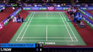 R32 - MD - W.N.A.PANKARYANIRA / A.YUSUF vs Sanjeeth S. / J.YADAV - 2014 India Open (T G2 12-9)