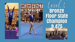 Level 4 State Meet Floor 9.475