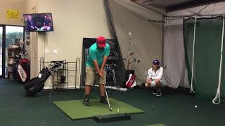 Golf swing turn drill